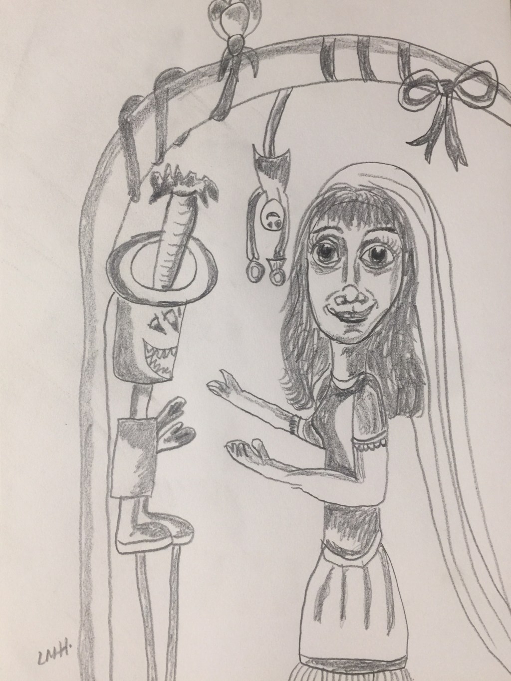 Story example: A Marriage of Questionable Convenience (Grey lead sketch) –&nbsp;15/07/19