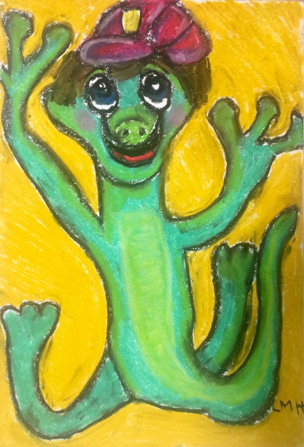 Poem and Drawing: Super Fighting Fire Gecko –&nbsp;20/07/19