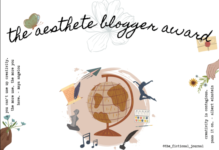 The Aesthete Blogger&nbsp;Award!